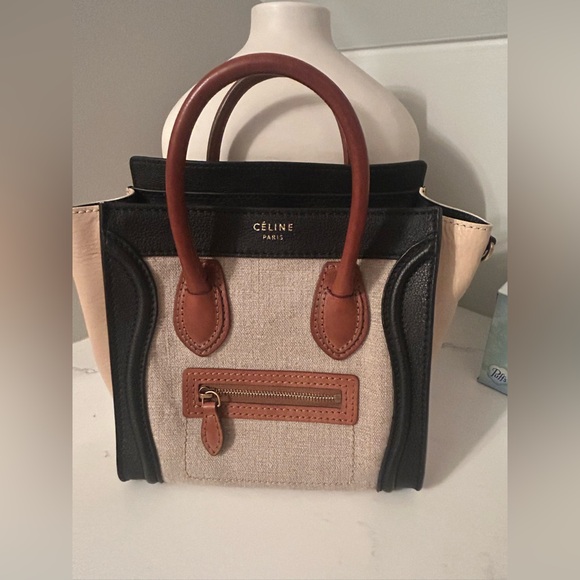 Celine Handbags - Celine Nano Luggage - Tricolor